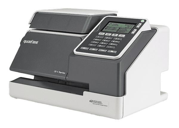 Quadient ix-1 postage meter mailing system