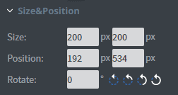 Size and position properties other